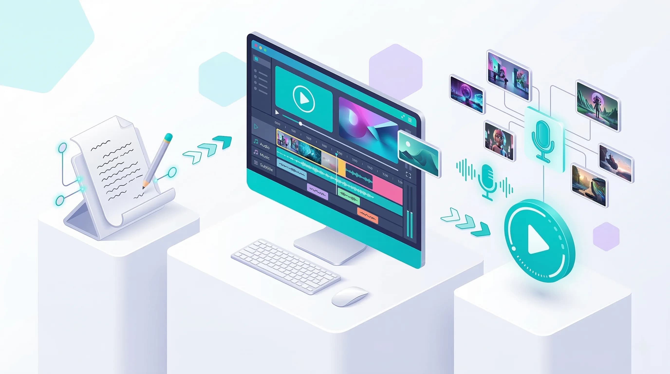 TubeMaker AI 영상 제작 워크플로우